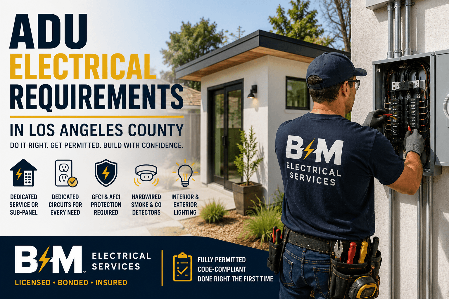 ADU Electrical Installation Los Angeles County | Electrician